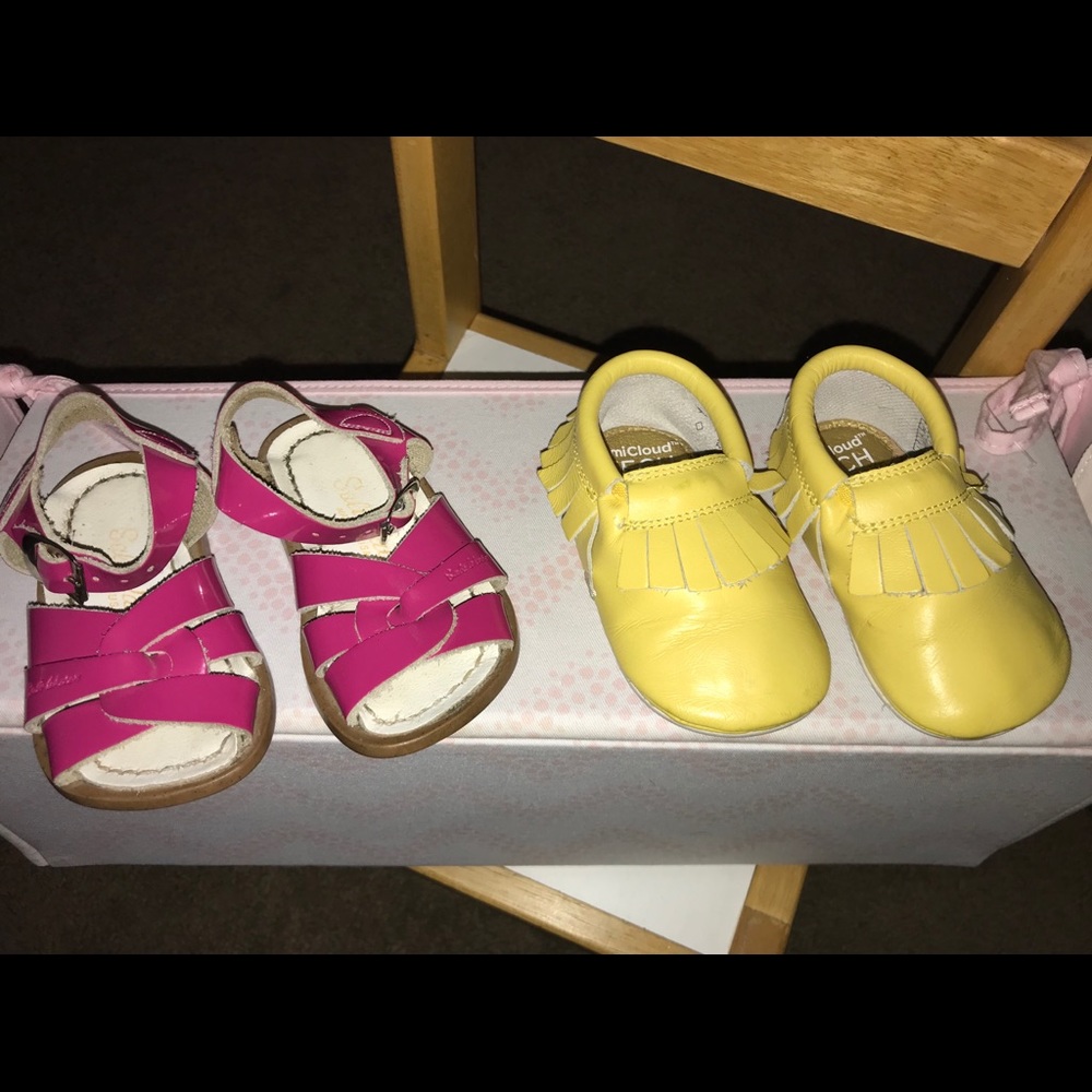 Saltwater sandals & Umi Kids moccasins